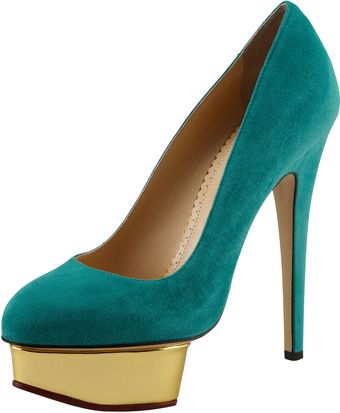 Charlotte Olympia Dolly Removablestrap Platform Pu - Lyst