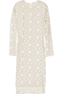Marni Printed Silk Twill Shift Dress - Lyst