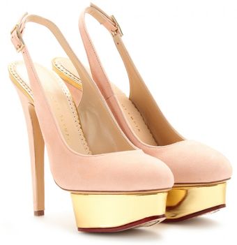 Charlotte Olympia Dolly Sling Backs - Lyst