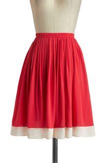 ModCloth Poppy On By Skirt - Lyst