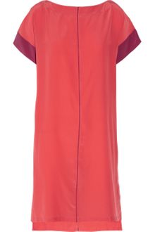 Reed Krakoff Silk Crepe De Chine Shift Dress - Lyst