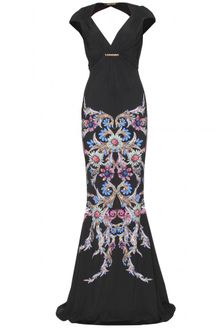 Roberto Cavalli Jubilee Floor Length Print Gown - Lyst