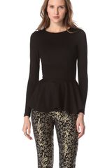 Torn By Ronny Kobo Judy Peplum Top
