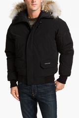 Canada Goose Chilliwack Down Bomber Jacket with Genuine Coyote Trim