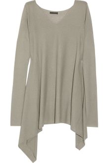 Donna Karan New York Draped Cashmere and Silkblend Sweater - Lyst