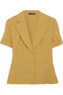 Donna Karan New York Stretch Cotton-Blend Shirt - Lyst