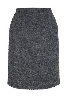 Minuet Petite Silver Boucle Tweed Skirt - Lyst