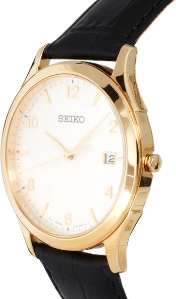 seiko watches with leather straps