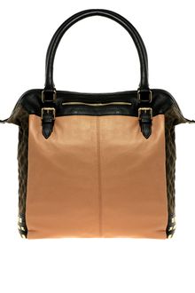 Asos Leather Side Quilted Shopper - Lyst