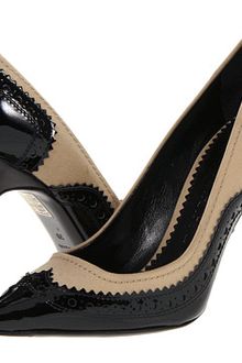 Burberry Brogue Detail Pumps - Lyst