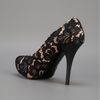 Dolce & Gabbana Lace Print Pump in Black - Lyst