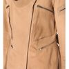 Donna Karan New York Collarless Asymmetrical Zip Jacket in Beige - Lyst