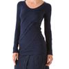 Donna Karan New York Long Sleeve Patchwork Tee in Blue (indigo) - Lyst