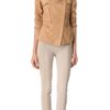 Donna Karan New York Slubbed Jersey Leggings in Beige - Lyst