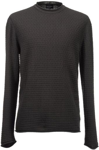 Giorgio Armani Crewneck Sweater - Lyst