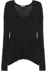 Helmut Lang Helmut Open Knit Wool Blend Sweater