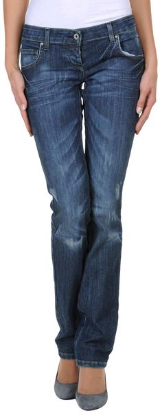 Patrizia Pepe Denim Pants - Lyst