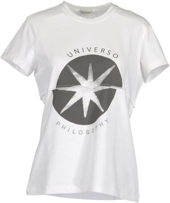 Philosophy di Alberta Ferretti Short Sleeve Tshirt - Lyst