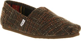 Toms Toms Classic Small Check Canvas - Lyst