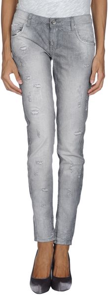 Twin-set Simona Barbieri Denim Pants - Lyst