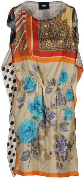 D&G Short Dress - Lyst
