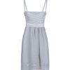 Dior Short Dress in Gray (white) - Lyst