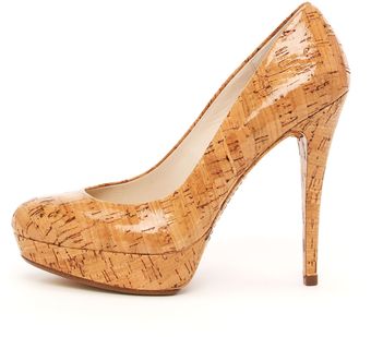Kors By Michael Kors Cyprien Shiny Cork Pump - Lyst