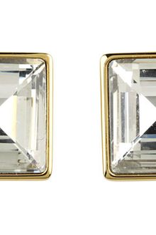 Michael Kors Cocktail Party Crystal Square Stud Earrings - Lyst