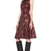 Rodarte Embroidered Tulle Dress in Red Black Floral in Red (red &amp; black floral) - Lyst