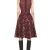 Rodarte Embroidered Tulle Dress in Red Black Floral in Red (red &amp; black floral) - Lyst