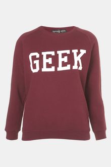 Topshop Geek Sweatshirt Petite - Lyst