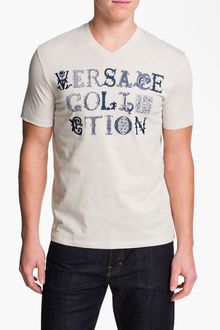 Versace Vneck Tshirt - Lyst