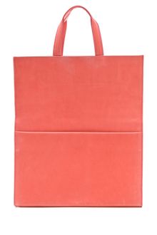 Maison Martin Margiela Leather Fold Over Tote - Lyst