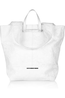 Alexander Wang Alpha Texturedleather Shopper - Lyst