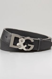Dolce & Gabbana Dg Metal Logo Belt - Lyst