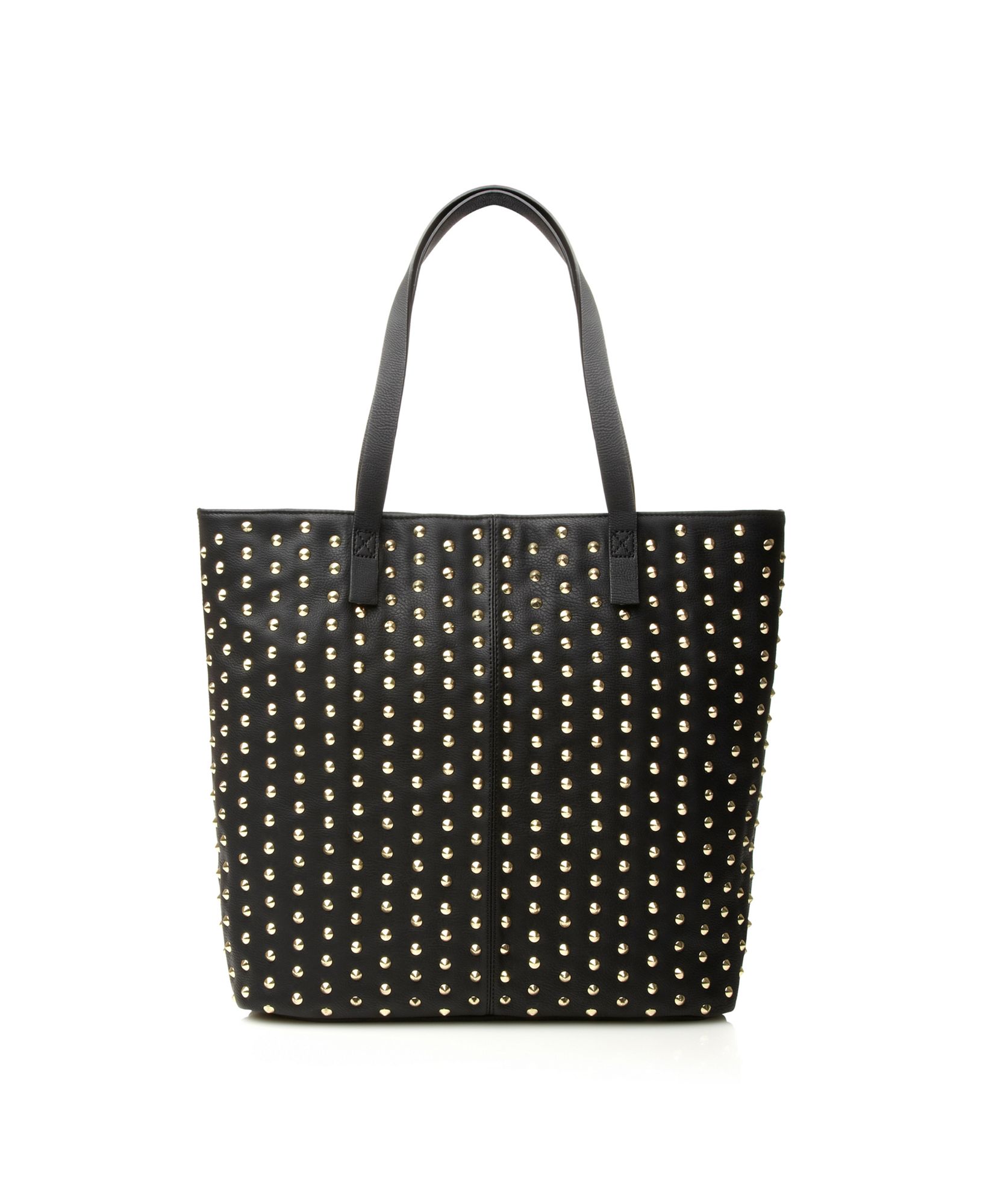 Steve Madden Bdulcie Sm All Over Studded Shopper Bag in Black Lyst