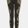 Topshop Antonio Embroidered Skinny Jeans in Black - Lyst