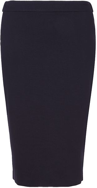 Armani Fitted Jersey Pencil Skirt - Lyst