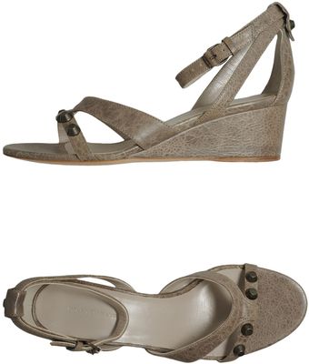 Balenciaga Wedge Sandal - Lyst