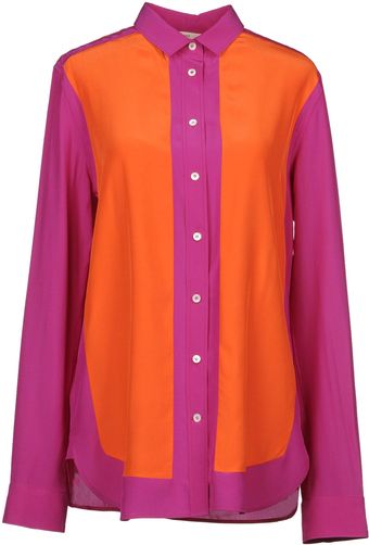 Celine Long Sleeve Shirt - Lyst