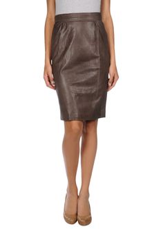 DSquared2 Leather Skirt - Lyst