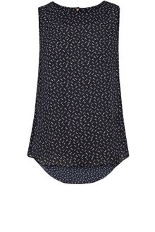 Oasis Pill Print Dip Hem Vest - Lyst