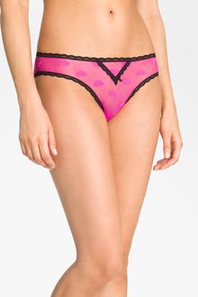 Betsey Johnson Heartbeat Lace Trim Bikini 3 For 27 - Lyst