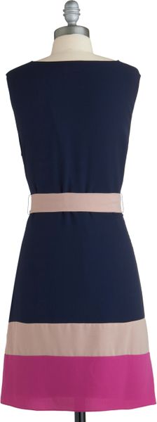 Modcloth Lines Of Poetry Dress in Deep in Blue - Lyst