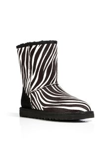 Ugg Zebra Classic Short Exotic Boots - Lyst