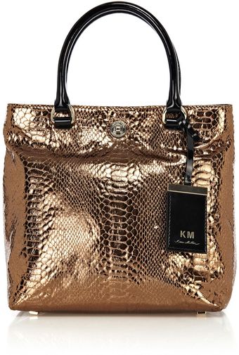 Karen Millen Km By Karen Millen Metal - Lyst