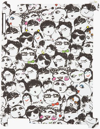 Lanvin White Printed Ipad 2 Case - Lyst