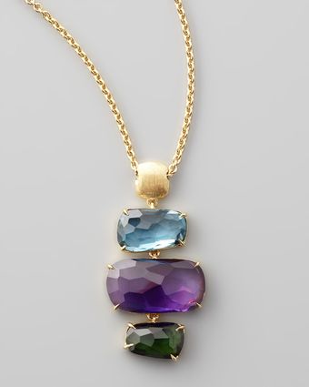 Marco Bicego Murano Multistone Pendant Necklace - Lyst