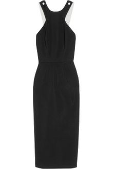 Victoria Beckham Stretch Crepe Cutaway Dress - Lyst