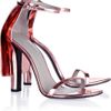 Alexander Wang Fabiana Metallic Leather Sandals in Pink (blush) - Lyst